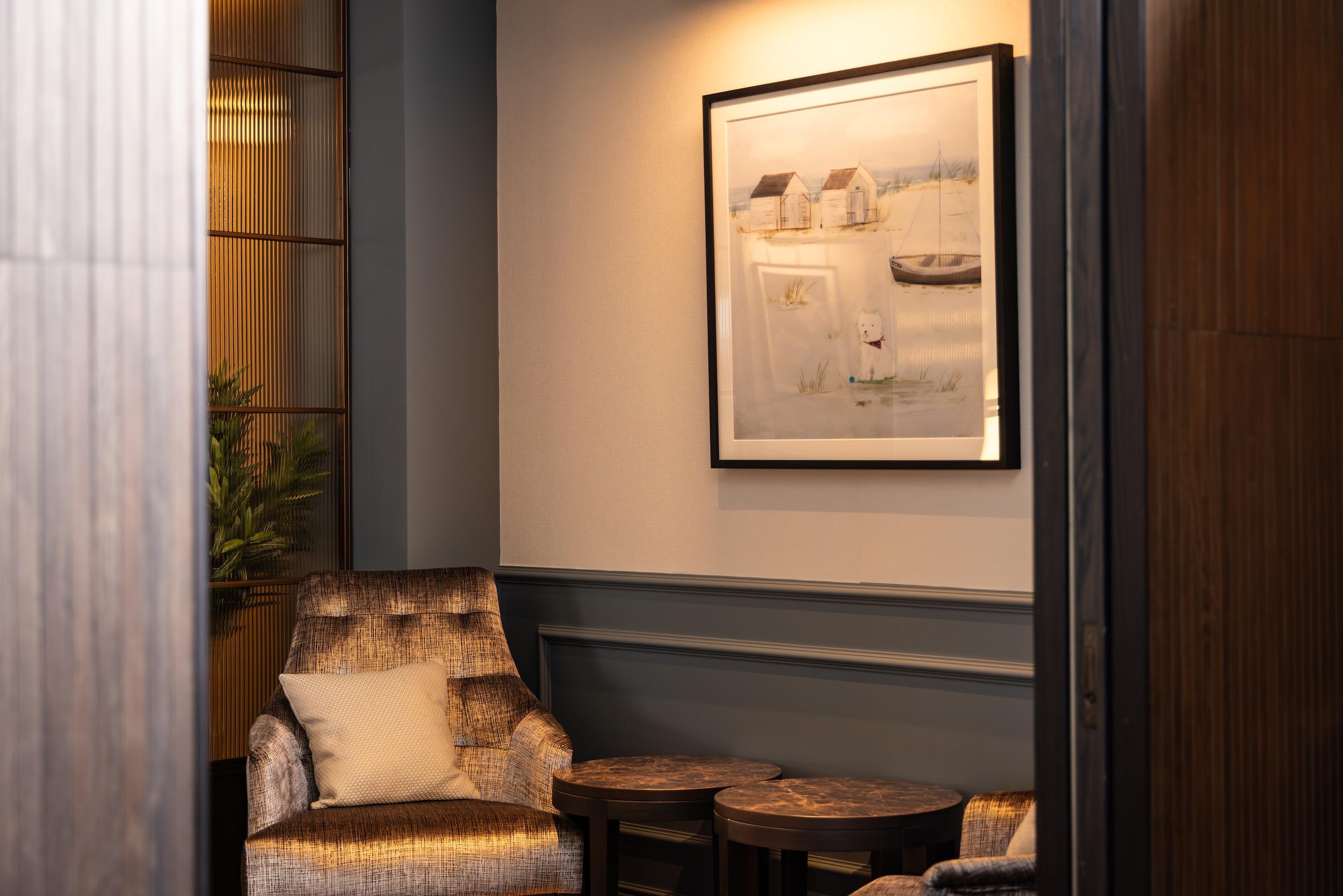 Clubrooms at Heathrow Terminal 3 Seating Corner